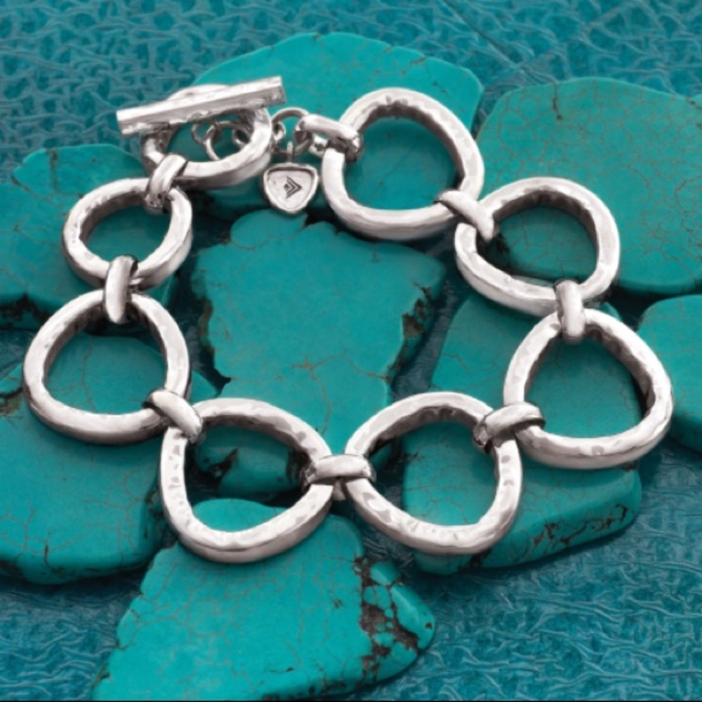 Silpada “Silver Rush” Bracelet Sterling Silver 濾